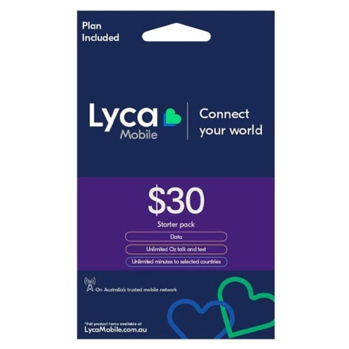 Lycamobile 30 Prepaid Starter Pack
