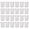 Argon Tableware 150ml Glass Jam Jars With No Lids - Set Of 24 Empty Screw Top Kitchen Storage Preserving Jar