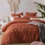 Vintage Design Betty Queen Tobacco Quilt Cover Set