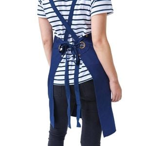 Urbanbar Bib Apron Cotton Canvas Archie Navy 880mm Hospitality Workwear