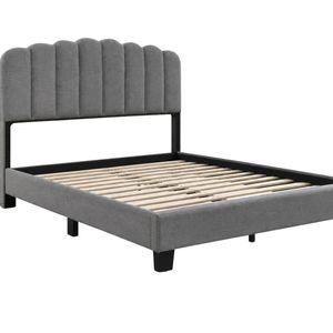 Innogen Bed Frame Grey - Queen