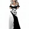 Queen Of Spots Womens Plus Size Storybook Villain Costume - Xlarge