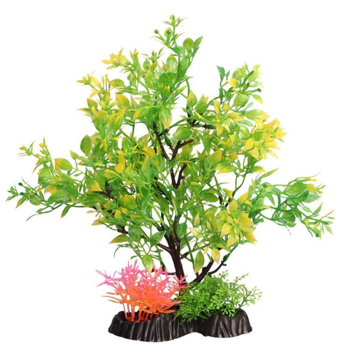Aqua One Ecoscape Hygro Tree Green Plastic Plant 20cm - Med (28389)