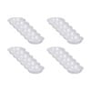 24x Partyware Reusable Melamine Pasta/salad Bowl Tableware 175mm White