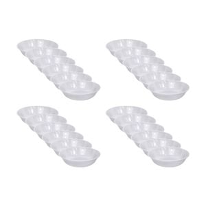 24x Partyware Reusable Melamine Pasta/salad Bowl Tableware 175mm White
