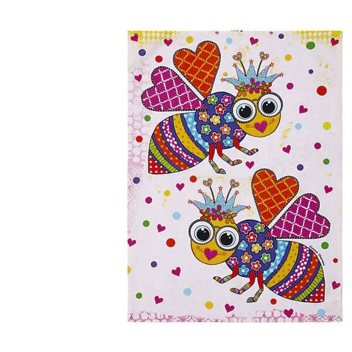 Maxwell & Williams Donna Sharam Kaleidoscope Tea Towel Buzz 50x70cm