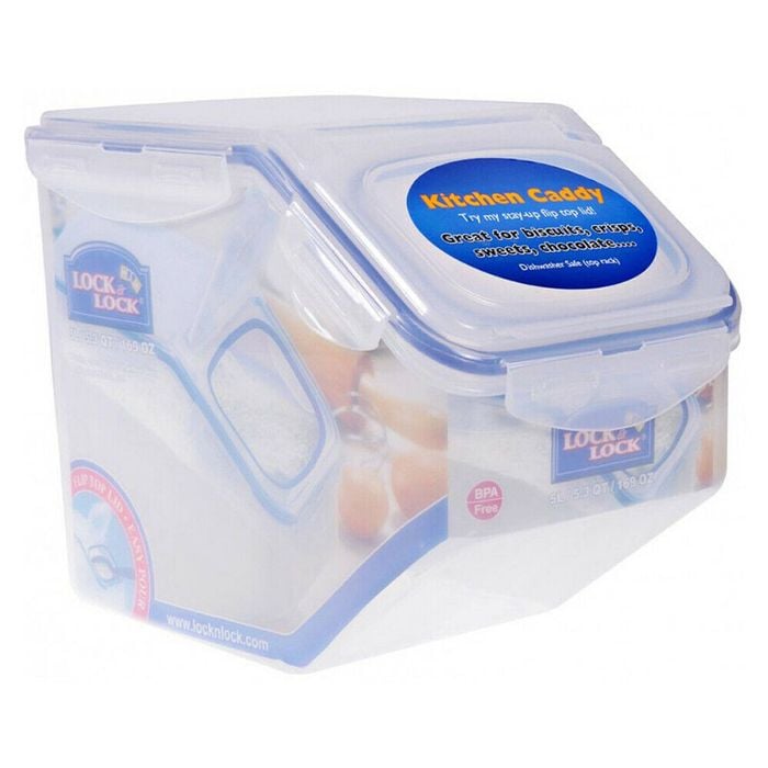 LocknLock 5L Easy Pour Rice Case Sweets/Snacks Storage Plastic Container