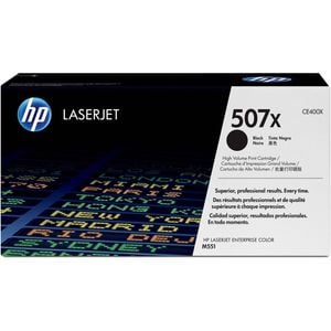 HP 507X Original High Yield Laser Toner Cartridge - Black - 1 Each - 11000 Pages