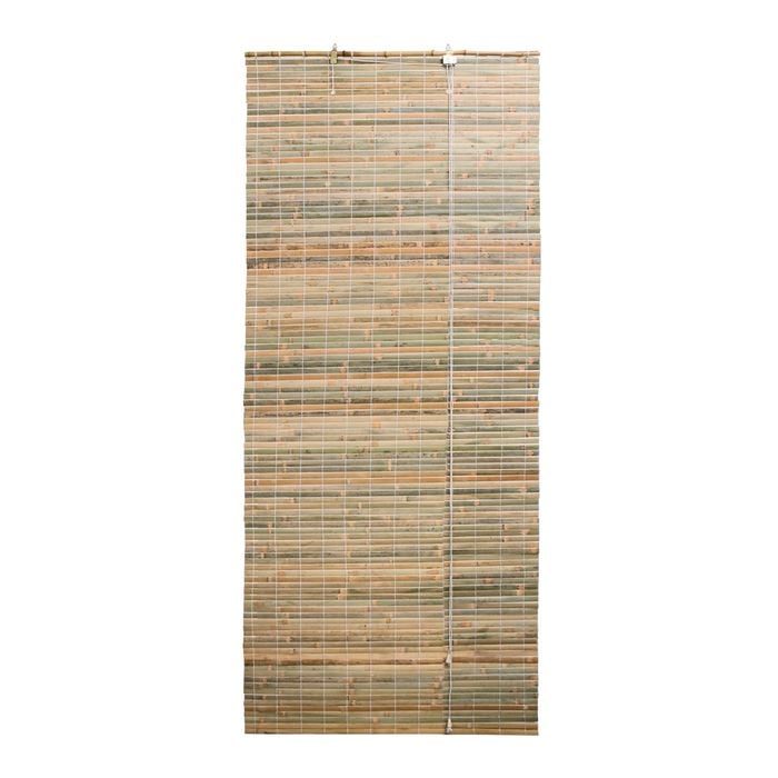 Outdoor Roman Bamboo Blind 90 x 210cm