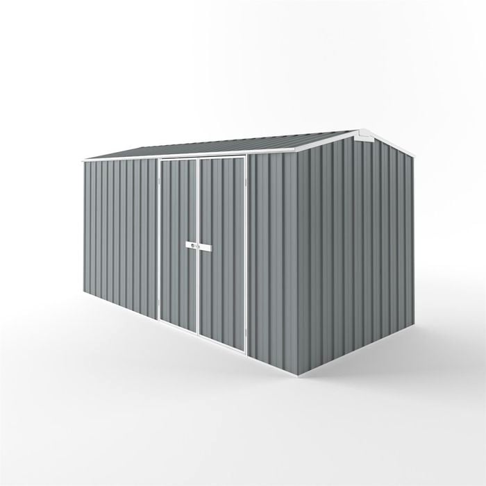 EnduraShed 4.5 x 2.25 x 2.35m Tall Truss Roof Garden Shed - Armour Grey