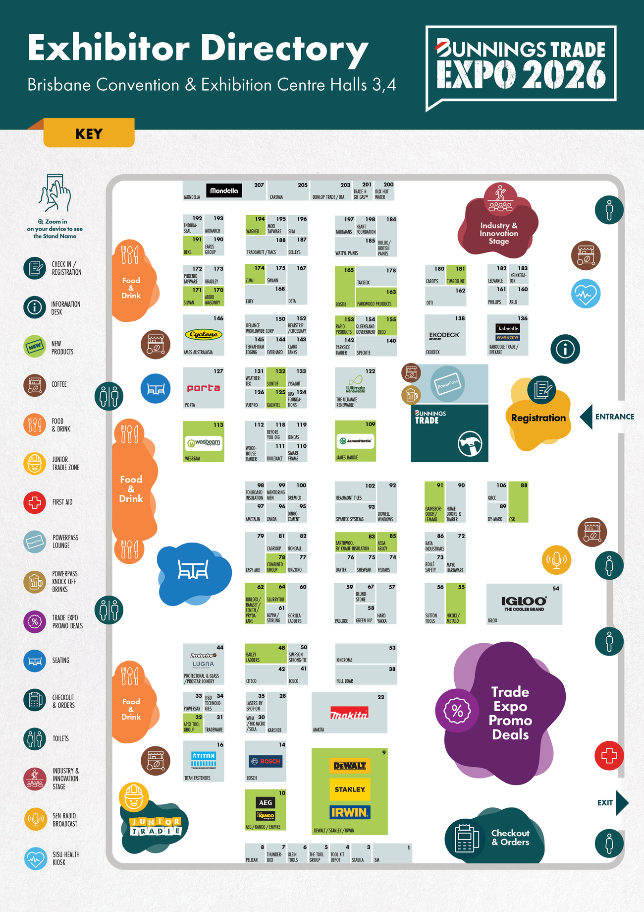 Brisbane Trade expo Directory List