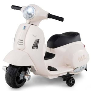 Costway 12V Electric Motorcycle Licensed VESPA Ride On Motorbike White