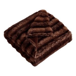 Ardor Loch Faux Rabbit Fur Throw