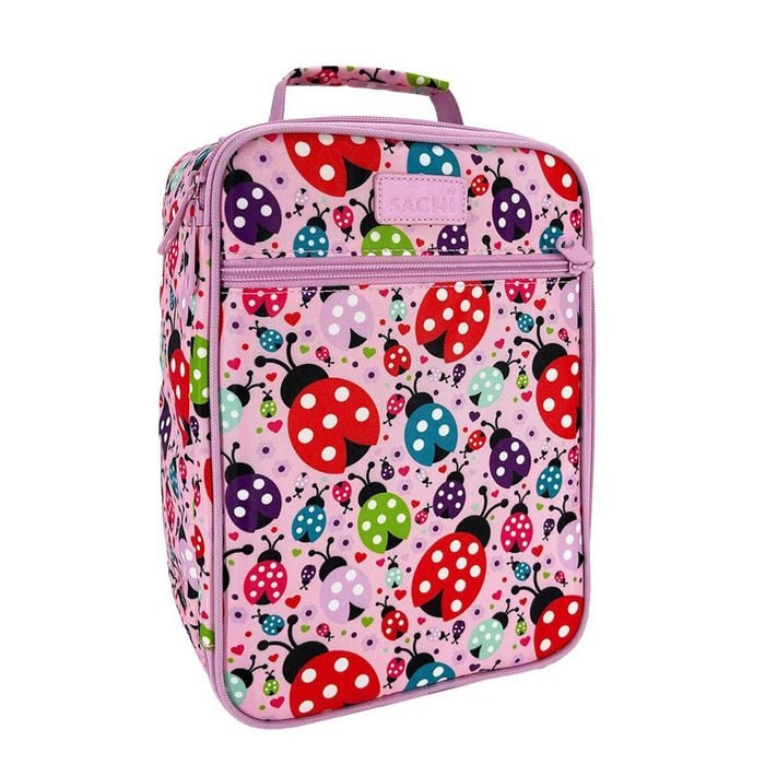 Sachi Insulated Kids Lunch Tote Bag - Lovely Ladybugs