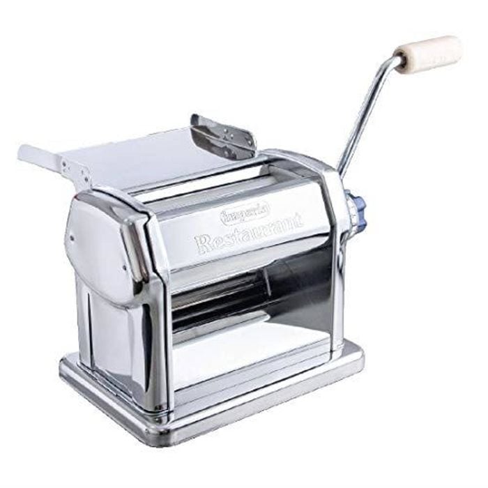Imperia Manual Pasta Machine Sp150 Stainless Steel With Table Clamp 150mm Rollers