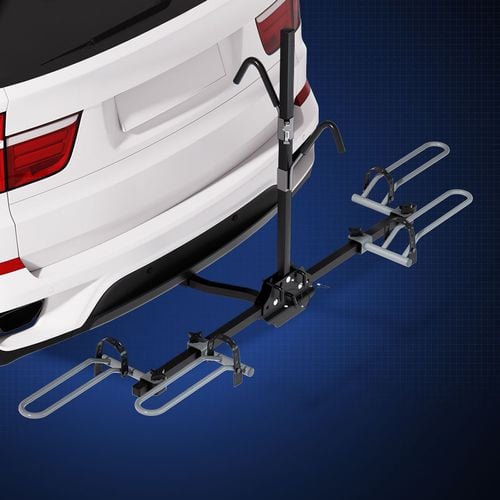 Giantz 2 Bicycle Bike Carrier Rack Rear Car 2 Hitch Mount Platform Foldable Bunnings Australia