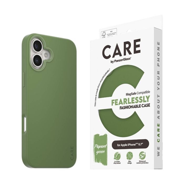 Panzer Fashion Mag-Safe Phone Case for iPhone 2024 Plus - Green