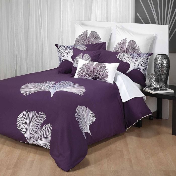 Bianca Kalista Aubergine Quilt Cover Set King