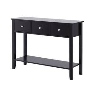 Artiss Console Table 100CM Black