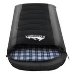 Weisshorn Sleeping Bag Camping Hiking Tent Winter Thermal Comfort 0 Degree Black