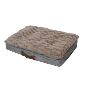 Pawz Dog Calming Bed Memory Foam PillowTop Pet Mattress XL Khaki