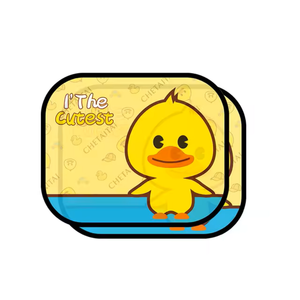 NNEOBA Cartoon Car Sunshade Curtain UV Protection Yellow