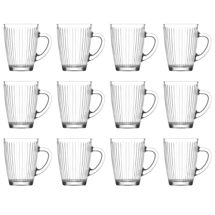 LAV Hestia Glass Mugs - 300ml - Pack of 12