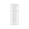 Lugna 2048 x 750 x 380mm White Cabinet Shell