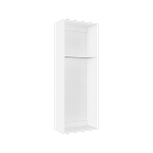 Lugna 2048 x 750 x 380mm White Cabinet Shell