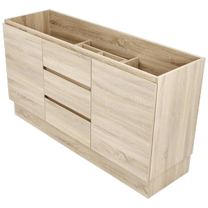 CIBO 1500mm Coast Veneer Tonic Full Height Bathroom Vanity - Cabinet Only