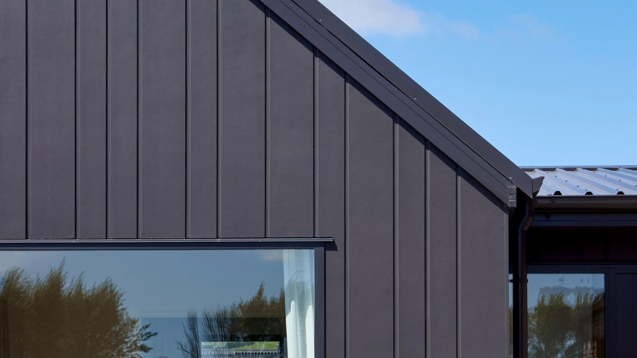 black outdoor cladding