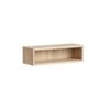 Kaboodle 800-899mm Almond Oak Customisable Shallow Infill Open Shelf