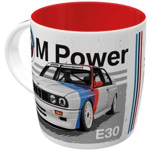 Nostalgic-art Ceramic Drinking Mug Bmw M Power Car 9x9x9cm