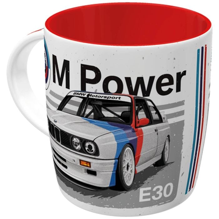 Nostalgic-art Ceramic Drinking Mug Bmw M Power Car 9x9x9cm