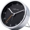 NeXtime 9cm Company Metal Analogue Alarm Clock Office Decor Black