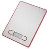 5Kg Electronic Kitchen Scale 1g Graduation Stainless Steel - Red