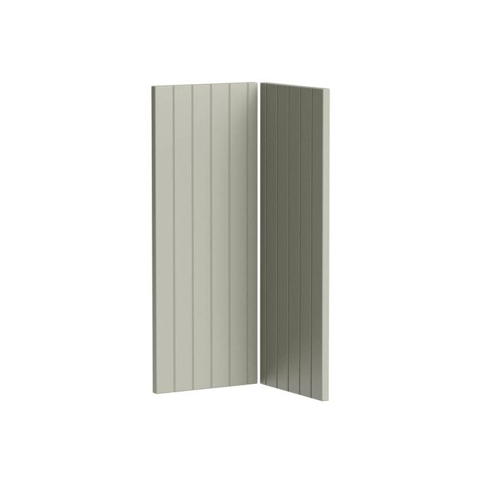 Kaboodle Pistachio V-Groove Corner Wall Cabinet Doors - 2 Pack