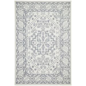 Breeze 5555 Off White 220x150cm - Medium Pet Friendly Outdoor Floor Rug