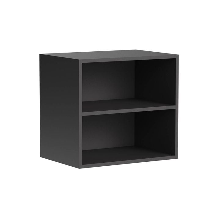 Kaboodle 900-1000mm Toasted Clove Customisable Deep Med Wall Open Open Shelf
