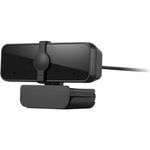 Lenovo Essential Webcam - 2 Megapixel - Black - USB 2.0 - 1 Pack(s) - 1920 x 1080 Video - CMOS Sensor - Manual Focus - Microphon