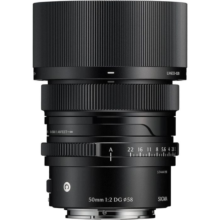 Sigma 50mm F/2 Dg Contemporary Lens - L-mount Black