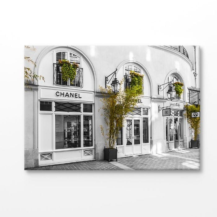 Fashion Store with Plants Print 100% Australian Made 120x90cm (Stretched Canvas)