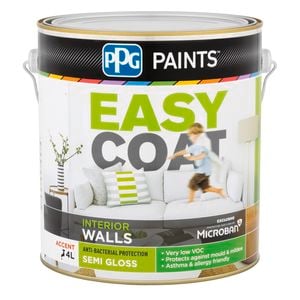 PPG Paints 4L Accent Semi Gloss Easycoat Interior Wall Paint - 4L