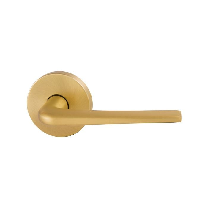 Gainsborough Satin Brass Avant Sierra Passage Set With Latch