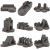 Ufurniture 16pcs Kids Modular Play Couch Convertible Toddler Sofa Set Play Sofa Kids Play Set Grey