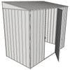 Build-A-Shed 1.2 x 2.3 x 2.0m Skillion Single Hinged Side Door Shed - Zinc