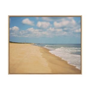 Artey | Virginia Beach - Framed Canvas - Natural Frame - 40 x 50cm