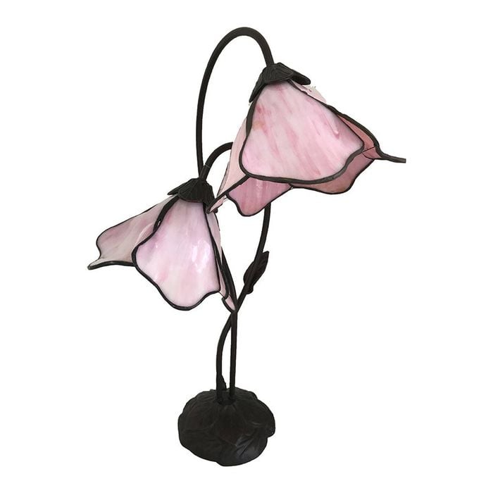 G&g Twin Lotus Lamp Pink