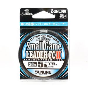 Sunline Small Game FC II 30m Fluorocarbon Light Fishing Leader 5lb