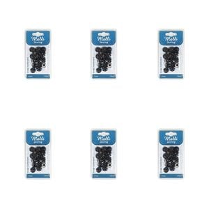 6pk Malli Sewing 8-sets Iron Snap Fasteners Garment Snap Closures 12mm Assorted